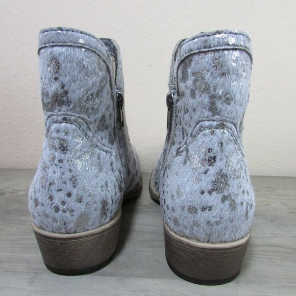 Very G Women's Zayla Hair On Ankle Bootie - Grey - VGLB0408-032 - Picture 3 of 4